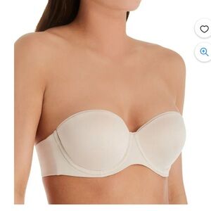 Warner's Nude 4 way strapless Bra 36 B NWOT